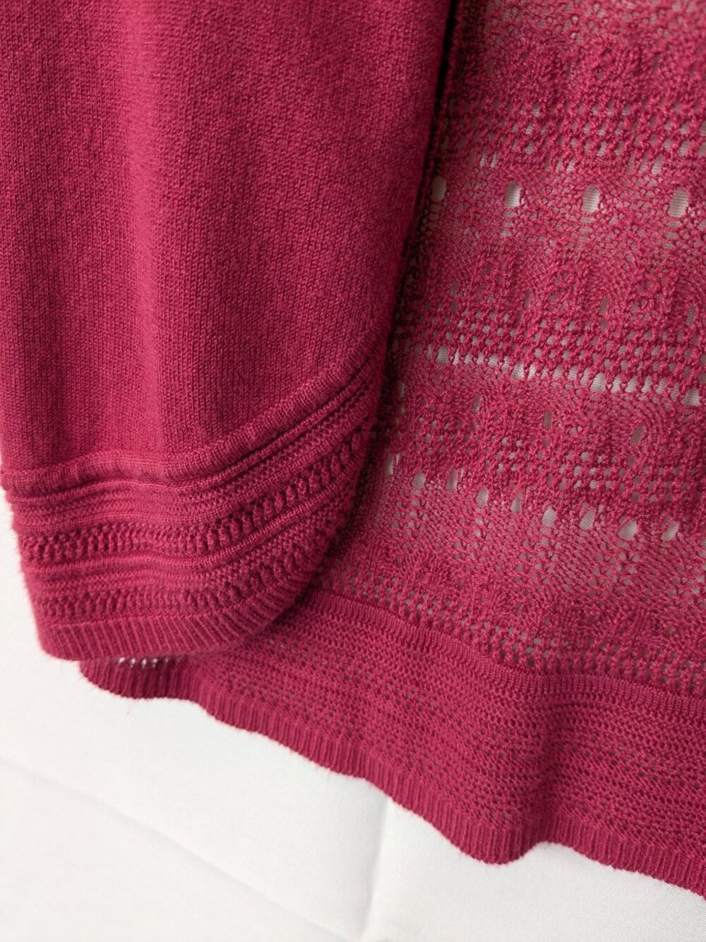 Roz & Ali Open Knit Cardigan - Picture 4 of 7